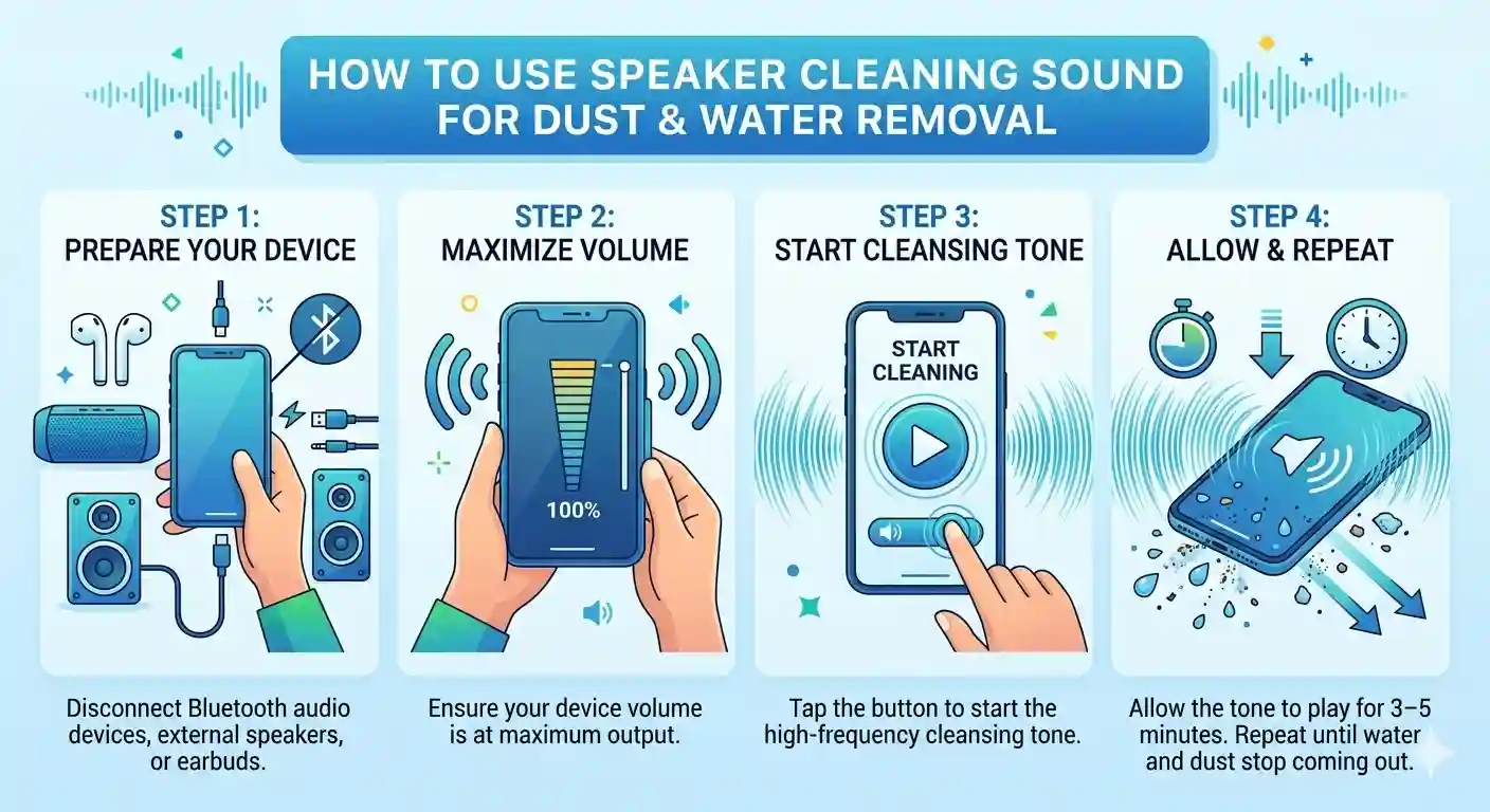 Steps to use fix my speaker for good results